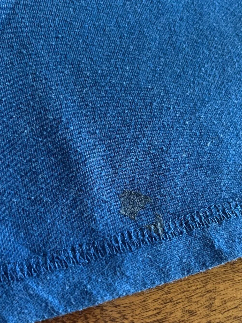 Eddie Bauer blue stripe T-shirt S 7/8